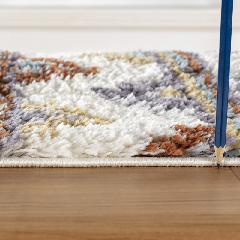 5 Ft. 3 In. X 7 Shag Area Rug, 1.19" Pile, Stain , Exquisite, Made In Turkey & Pet, Rectangle 7'2" x 5'5"