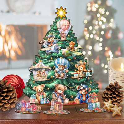 Christmas Bear Tabletop Tree