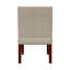 Ensemble de 2 chaises d'appoint en tissu avec table ronde en bois, fauteuil de coiffeuse décoratif pour bureau à domicile, fauteuil d'appoint de coin-118022493