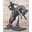 Sculpture Bronco Twister Cowboy
