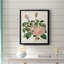 «Pink Floral Mix II», toile encadrée de qualité supérieure - prête à être accrochée-386978288-386978289