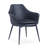 Teegan 19'' H Upholstered Metal Armchair-438107533-463156452