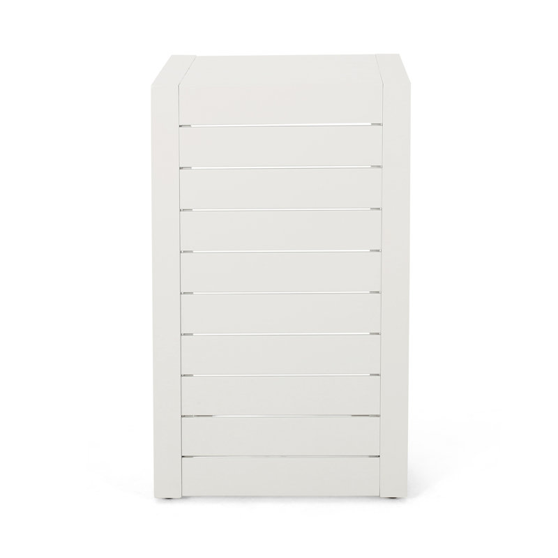 C-SHAPED TABLE WHITE, White