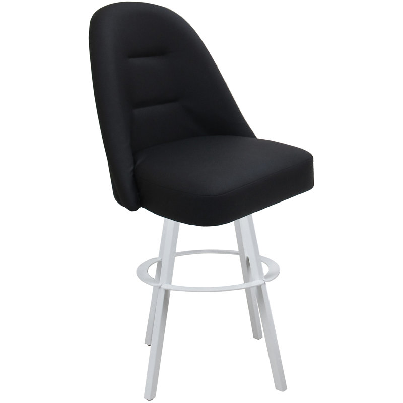 Bassin Kandria, White, Extra Tall (34" Seat Height), Black