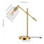 Lampe de bureau USB en métal Ranbir