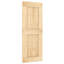 Porte vidaXL en bois de pin massif naturel 31,50 x 82,68 NARVik-125411977-130473446