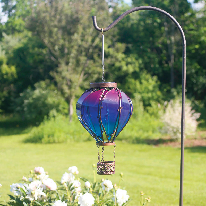 Echo Valley 4911 Lunalite Balloon Solar Spinner - Fuchsia, Brown/Blue/Purple