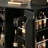 U-Shaped Bar Table, Folding Tabletop With Power Outlet, Double-Door Storage Including Wine Rack And Glass Rack-107014690