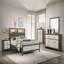 Commode 1 pièce commode à deux tons avec tiroirs de rangement pratiques