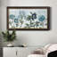 Rétro nuances de bleu - reproduction d'un cadre photo sur toile-427454392
