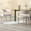 Chaises de salle à manger rembourrées modernes avec accoudoirs pour la cuisine / salle à manger / salon-729781005-729781003