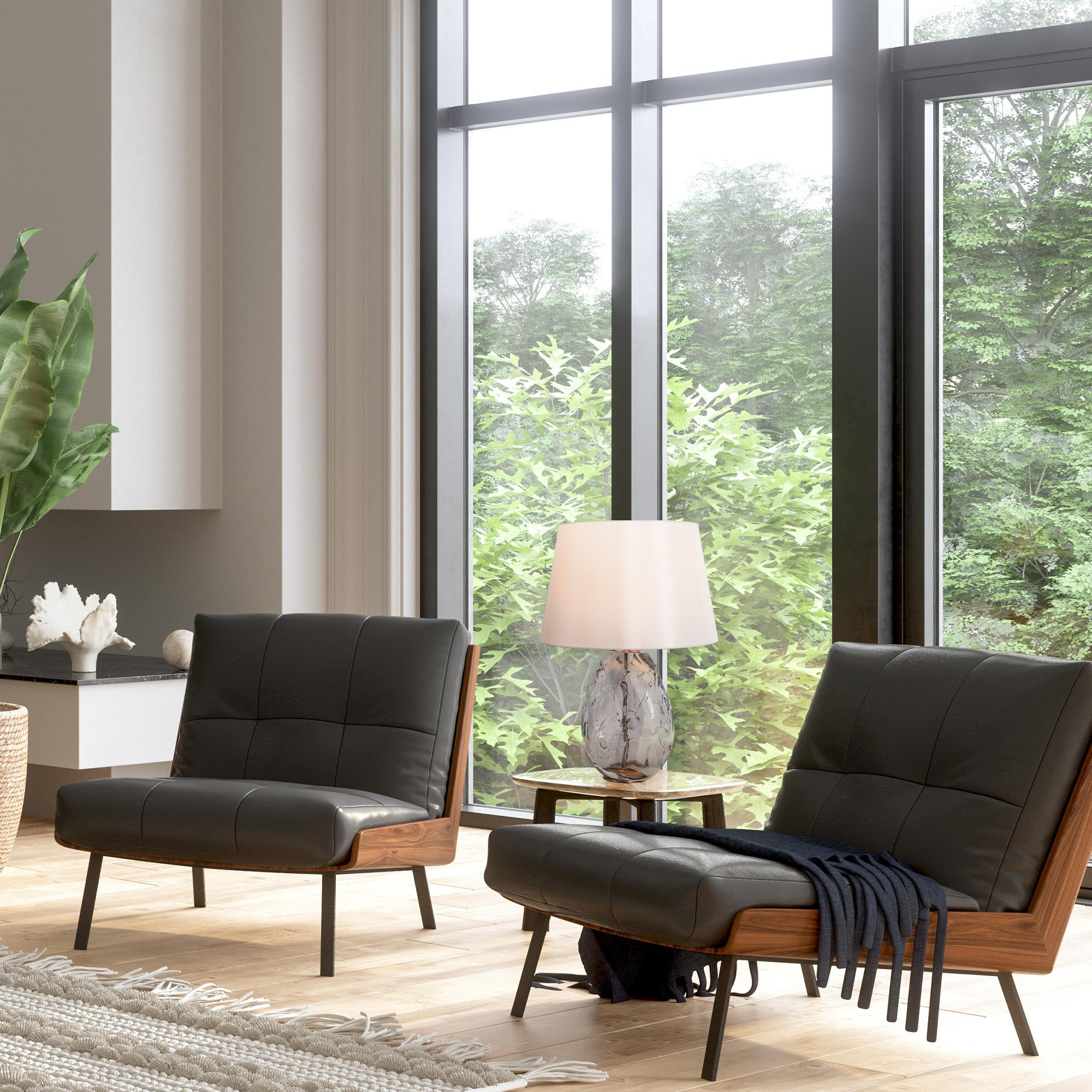 Glass Table Lamp