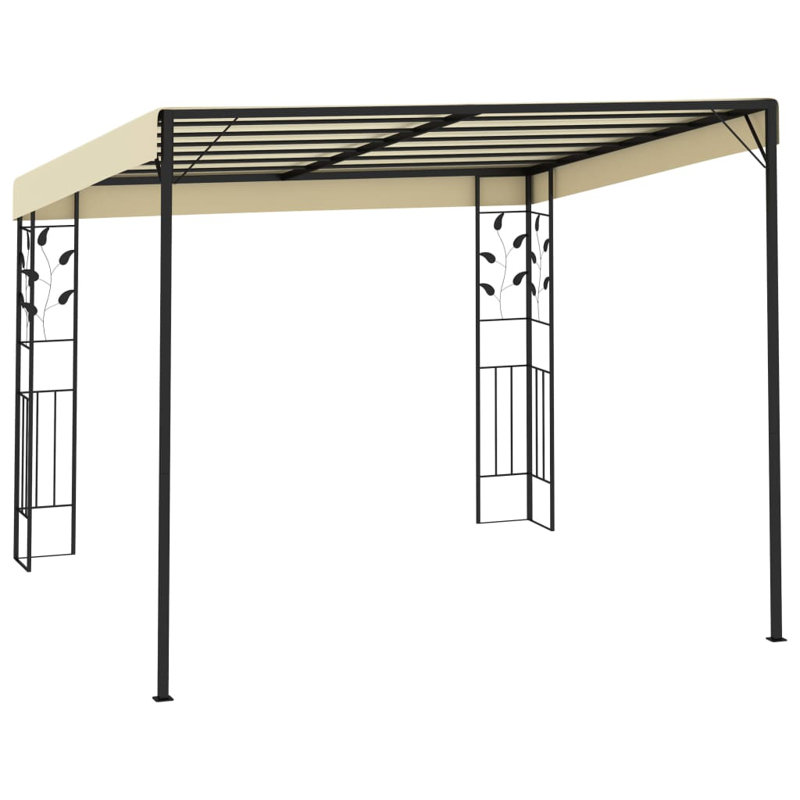Ophelia & Co. 300cm W x 300cm D Polyester Cream Cover Retractable