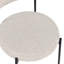 Chaise rembourrée Delisle, blanc os-1436971583