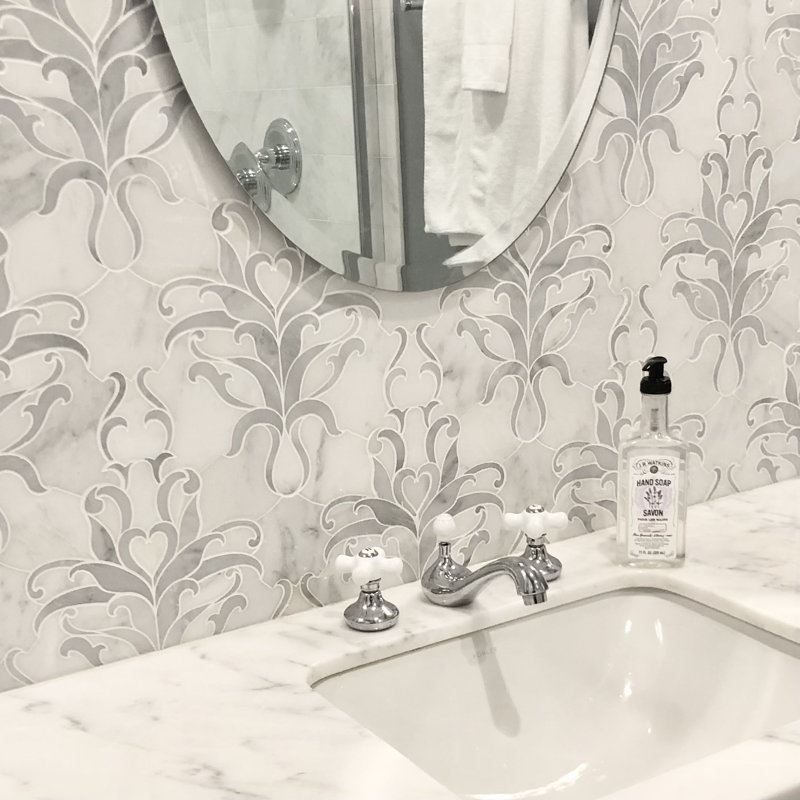 Marble Mosaic Patterned Wall Floor Use Tile