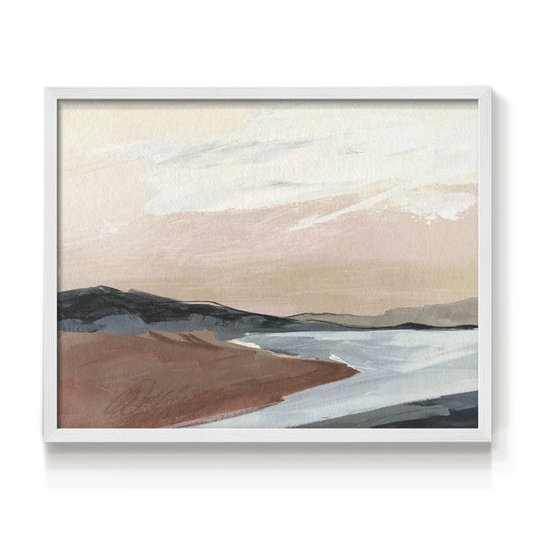 Paynes Coast I -Framed Print - Restickable, 16" H x 20" W