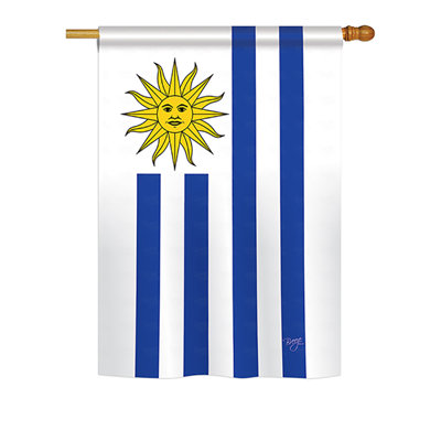 Double Sided Polyester House Flag