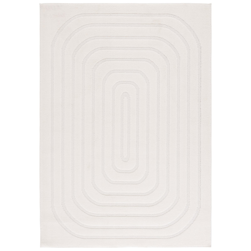 Tapis à motif géométrique Jeylianis Ramona, Tapis de couloir 2 pi 2 po x 8 pi