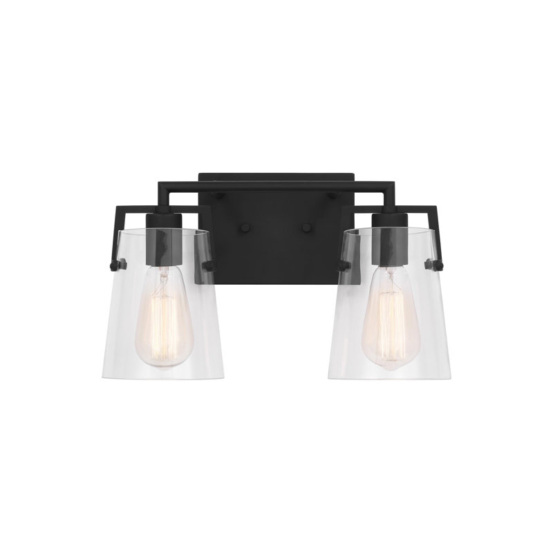 Éclairage pour meuble-lavabo Crofton, 2, Nuit noire