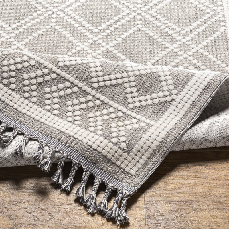 Anfaniola Geometric Indoor Rug, Rectangle 9'2" x 12'
