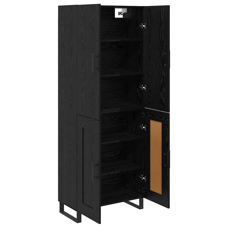 69.5cm Sideboard, Black Oak