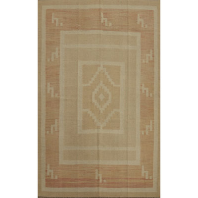 Tapis tissé à la main nomade Kilim 5 x 7