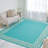 Teal Rectangle Polypropylene 7'10"x10' Rug