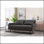 Causeuse convertible en tissu noir l 61 po Lawson