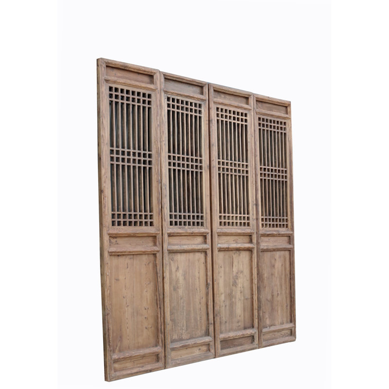 Unfinished Pine Folding Screen Doors