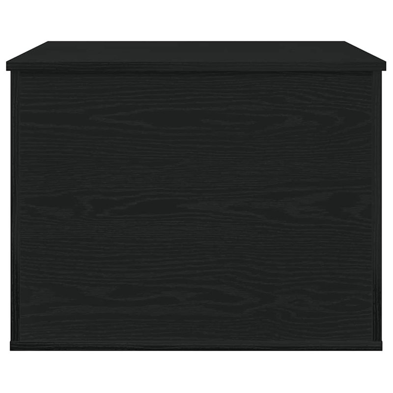 Storage Chest Home Organiser Cabinet Trunk Container Engineered Wood, Black Oak