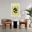 Aries Honeysuckle Zodiac Contemporary Honeysuckle Flower Nature Wall Art Print 1 Piece Wrapped Canvas Wall Art-1451774543