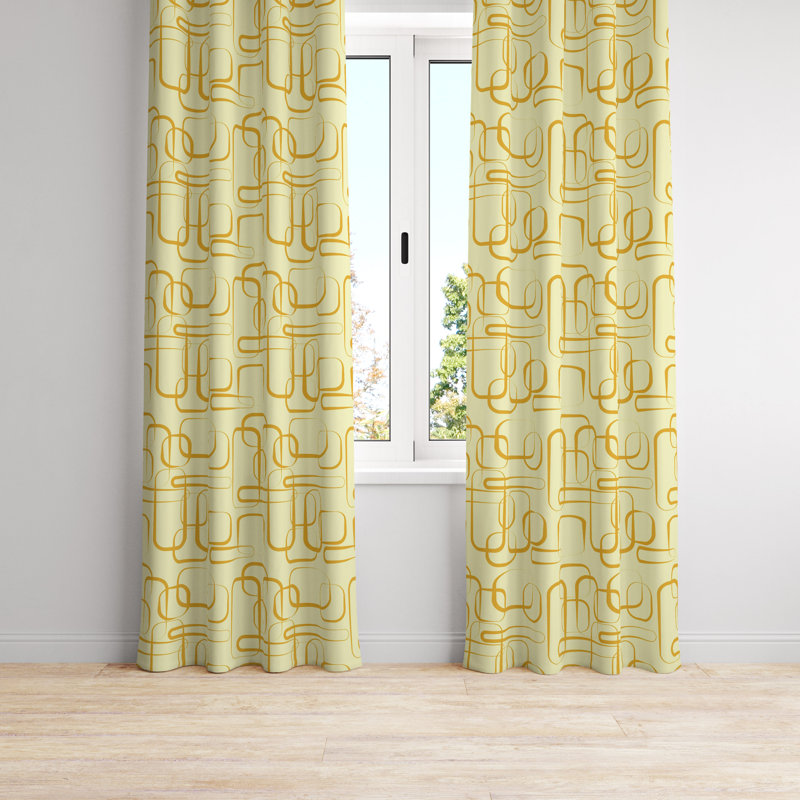 Room Darkening Curtain Pair, 40'' W x 82'' L