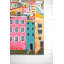 Wall Art – Acrylic Colourful Houses Painting on Handpainted Canvas