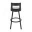 Tabouret tournant 30 "en métal avec similicuir-1079632547