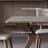 Gwyneth Minimalist Gray Rectangular Rock-Plate Table-1649214278