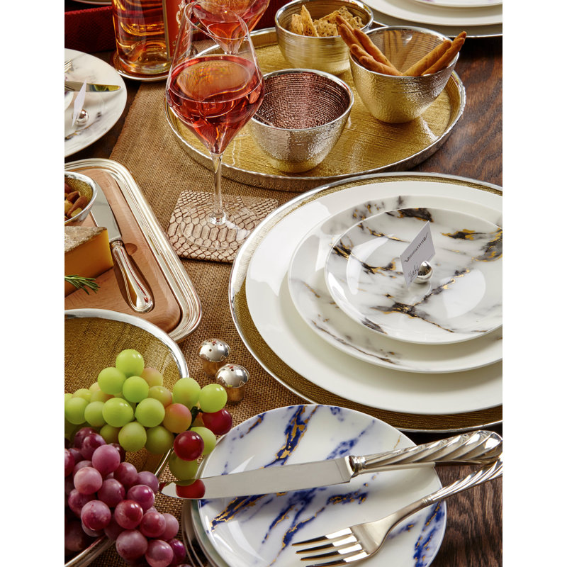 Marble Venice Fog - Dinner Plate