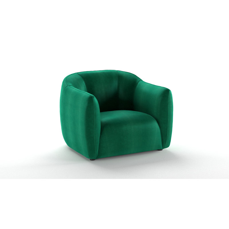 Midhurst Velvet Accent Chair, Green