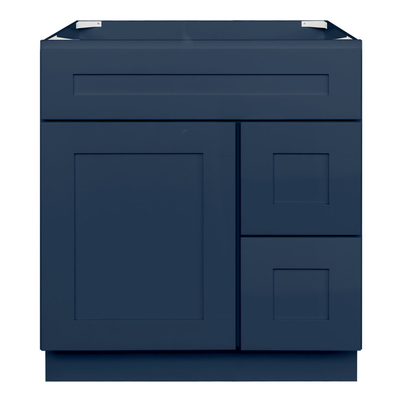 30'' Single Bathroom Vanity Base Only, Danbury Blue