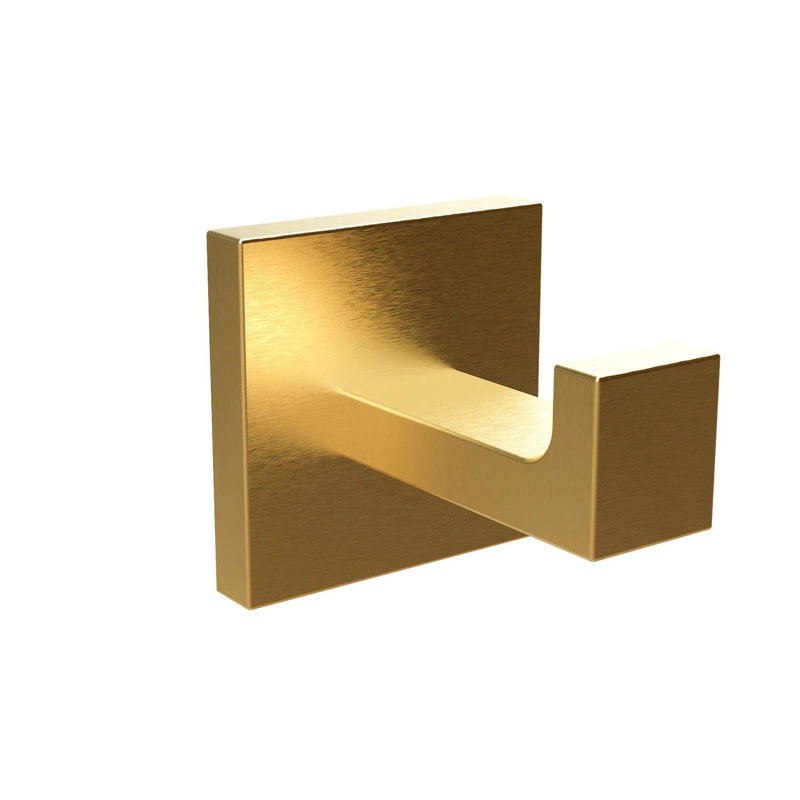 DAX Roma Brass Towel Hook, Brushed Nickel