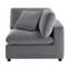 Chaise de coin Caylie - gris anthracite-512420620