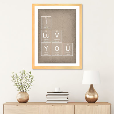 " I Luv You "