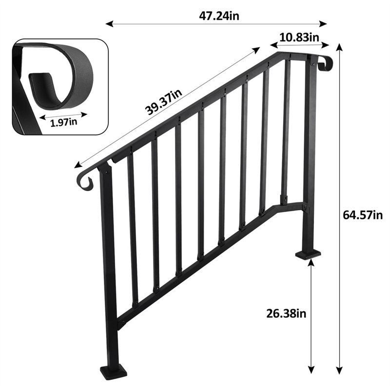 Handrails for Outdoor Steps