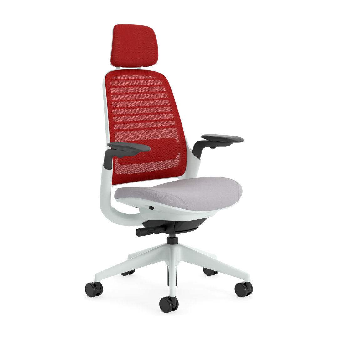 Series 1 Ergonomic Office Chair With LiveBack Lumbar Support, 4D Armests,  Adjustable Headrest
