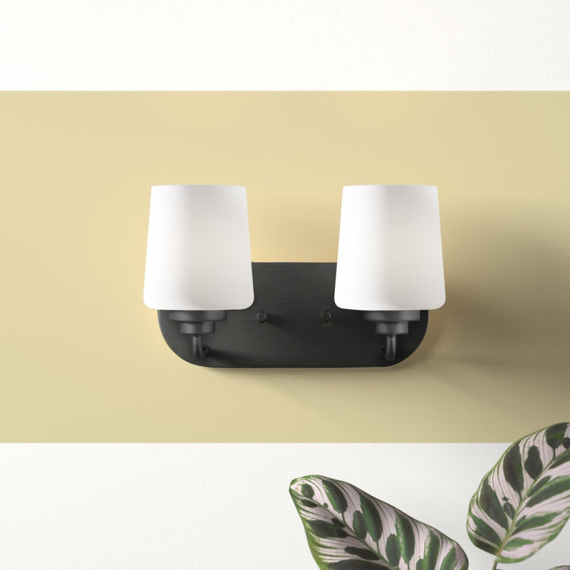 Windom 2 - Light Dimmable Vanity Light, Midnight Black, No
