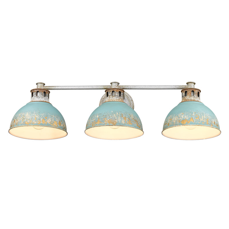 Mercado 3-Light Dimmable Vanity Light, Antique Teal