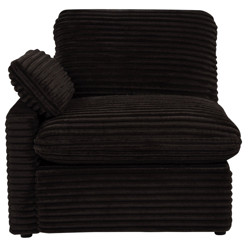 Fauteuil inclinable électrique Collins, Brun, Orienté vers la gauche