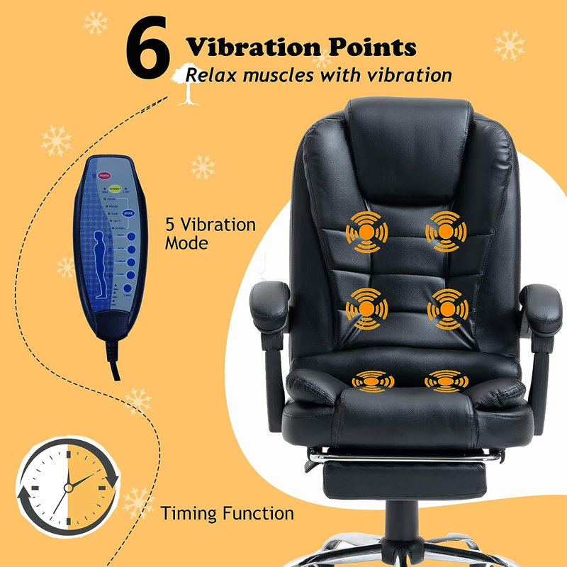 Fauteuil de bureau ergonomique Kanilah, Noir