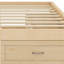 Lit plateforme avec 6 tiroirs de rangement-125025304