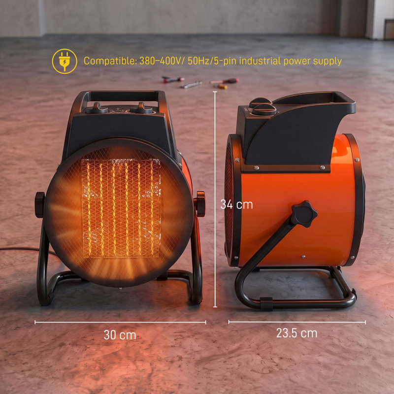 Outsunny 17060 BTU Electric Utility Space Heater