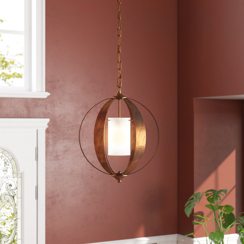 Aldana 1 - Light Unique/Statement Pendant, Vintage Gold